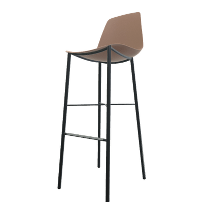 CHAISES ET TABOURETS - Pour tables hauteurs 105 ou 110 cm - DIXIE Chaise haute L.44xP.52xH.117cm-hauteur assise 80cm.