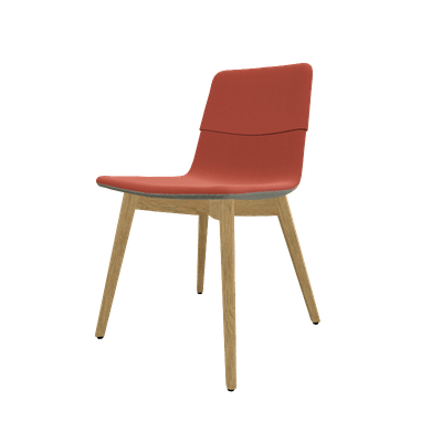 FAUTEUILS/POUFS - 4 pieds bois - MELODY chaise 4 pieds bois frêne naturel
