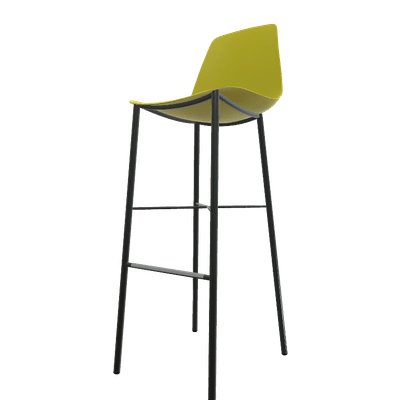 CHAISES ET TABOURETS - Pour tables hauteurs 105 ou 110 cm - DIXIE Chaise haute L.44xP.52xH.117cm-hauteur assise 80cm