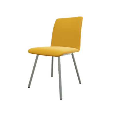 CHAISES ET TABOURETS - Pour tables standards, ht 75 cm, piétement 4 pieds - CHIC chaise 4 pieds. L.44.5xP.57xH.83cm-hauteur assise 47.5cm.