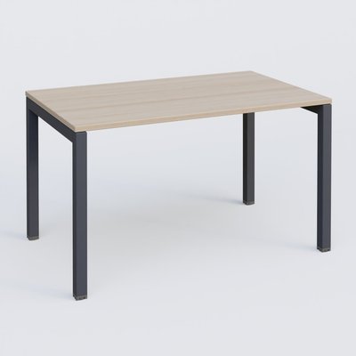 Gamme K3 - Plans droits - Plan droit 120x80cm, plateau acacia, structure anthracite
