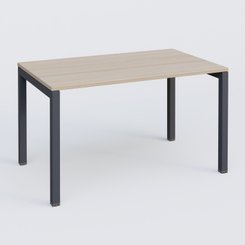 Gamme K3 - Plans droits - Plan droit 120x80cm, plateau acacia, structure anthracite