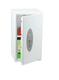 Coffre-fort haute sécurité L.40xP.45xH.81cm - 74 Litres / 54kg - serrure à clé, 2 tablettes, coloris blanc