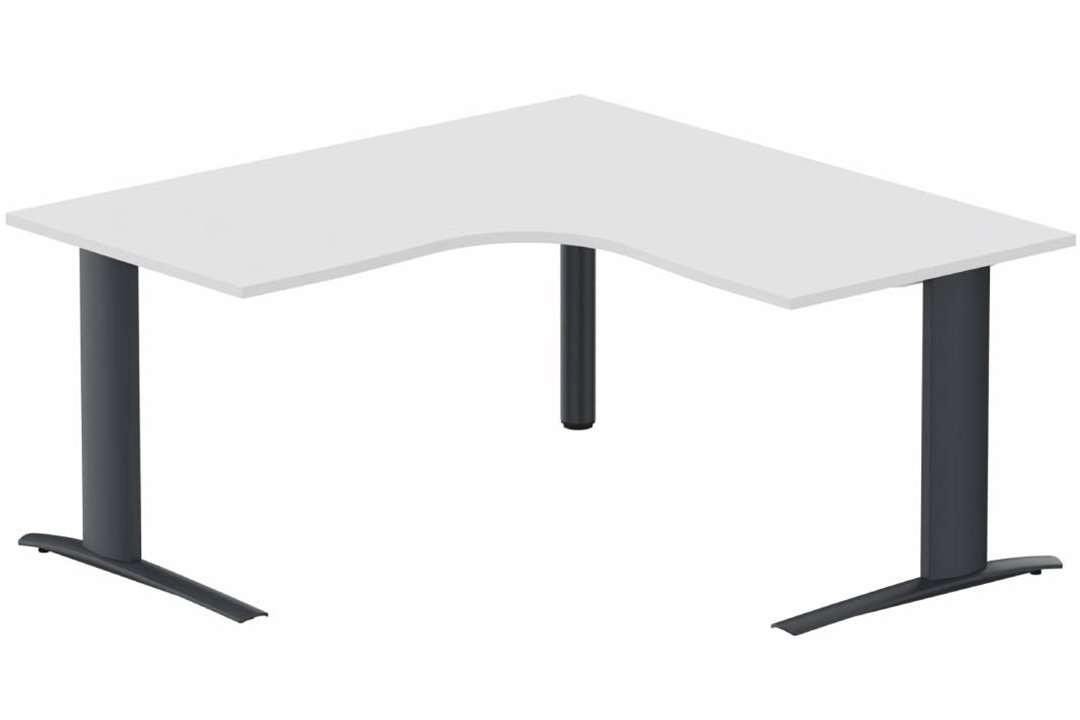 k1 Poutre Plan compact 90° symétrique 160x160x80 / 80 -Finitions : PLATEAUX: BLANC (BL) / PIETEMENTS: ANTHRACITE (AN)
