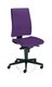 ZEN TISSU siège opérative synchrone décalé avec translation d'assise, tissu violine, structure nylon noir - sur délai