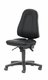 ACTIV+ siège opérative asynchrone, simili cuir V noir, structure nylon noir