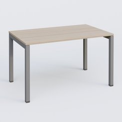 Gamme K3 - Plans droits - Plan droit 140x80cm, plateau acacia, structure aluminium