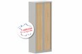 Armoire à rideaux H198xL80cm 4 tablettes