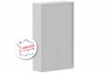 Armoire à rideaux H198xL120cm 4 tablettes