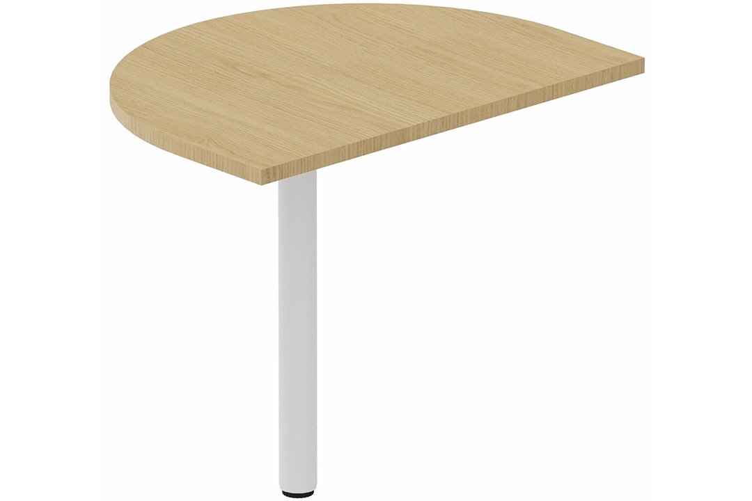 K8 Extension de convivialité arrondie P80 x L60 sur 1 pied de soutien