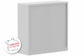Armoire à rideaux H120xL120cm 2 tablettes