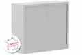 Armoire à rideaux H100xL120cm 2 tablettes