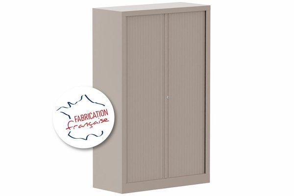 [Pas de famille] - [Pas de sous famille] - Armoire à rideaux H160xL100cm 3 tablettes