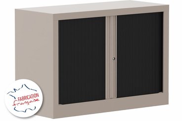 [Pas de famille] - [Pas de sous famille] - Armoire à rideaux H69,5xL100cm 1 tablette