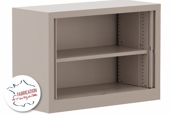 [Pas de famille] - [Pas de sous famille] - Armoire à rideaux H69,5xL100cm 1 tablette