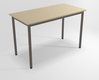 DECO Table forme rectangulaire L.120xP.60xH.75cm