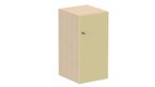 Meuble à cases H.92xL.45xP.50cm - 1 case H86cm. porte pleine. serrure à clé
