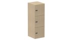 Meuble à cases H.137xL.45xP.50cm - 3 cases H43cm. portes pleine. serrure à code