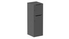 Meuble à cases H.137xL.45xP.50cm - 2 cases : 1 x H86cm (en bas) + 1 x H43cm. portes avec découpe en partie haute. serrure à code