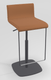 COCKTAIL Tabouret -Finitions : MOSAIC OCRE (M318) / PIETEMENT EPOXY : structure coloris ANTHRACITE MAT (EP79)