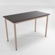 DECO Table forme rectangulaire L.120xP.60xH.75cm