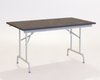 Table pliante Easy 120x80 cm noir / structure aluminium