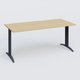 K2 Plateau droit 180x80 pieds fixe. Plateau Chêne clair et pietement Anthracite