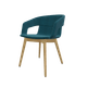 MELODY fauteuil 4 pieds bois frêne naturel