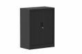Armoire à rideaux H105xL080cm 2 tablettes
