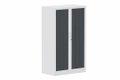 Armoire à rideaux H135xL080cm 2 tablettes