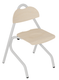 Chaise TEMPO assise et dossier bois Blueprotech® piètement époxy - T1