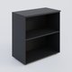 Armoire sans porte tablettes en mélaminé 80x42x80 cm
