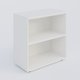 Armoire sans porte tablettes en mélaminé 80x42x80 cm