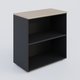 Armoire sans porte tablettes en mélaminé 80x42x80 cm