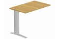 K1 Retour direct 120x60cm sur pied noyer 52/aluminium
