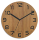 Pendule au designe retro. Finition Bambou.