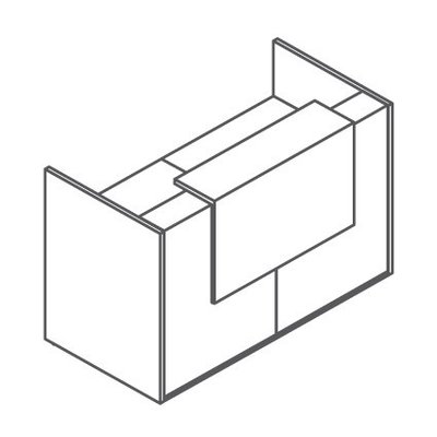 KUBIK - Module 1 - KUBIK Module 1/ Elemént droit L206xP88xH116cm 