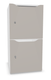 Meuble à cases H.92xL.45xP.50cm - 2 cases H43cm. portes avec découpe en partie haute. serrure à code