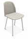 INDRA Chaise L.43.5xP.54xH.80.5cm-hauteur assise 46cm