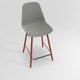 PETALE Chaise haute L.46xP.51.5xH.101.5cm-hauteur assise 65.5cm