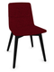 MELODY chaise 4 pieds bois frêne teinté noir