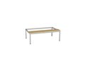 Vestiaire STANDARD, option - socle banc fixe pour vestiaire 1 porte L.40cm, hauteur d'assise 42cm, structure coloris gris clair, assise en pin naturel