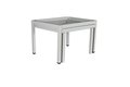 Vestiaire STANDARD, option - socle banc escamotable pour vestiaire 2 portes L.80cm, hauteur d'assise 42cm, structure coloris gris clair, assise en pin naturel
