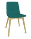 MELODY chaise 4 pieds bois frêne naturel