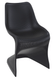 ST TROP-Chaise design en polypropylène ajourée renfoncée en fibre de verre -Finition noir