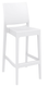 NEW YORK -Chaise Haut.75cm en polypropylène renforcé fibre de verre-Finition blanc