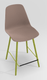 PETALE Chaise haute L.46xP.51.5xH.101.5cm-hauteur assise 65.5cm
