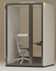 Cabine acoustique SPIX 1  « Vendu sans Fauteuil », Hauteur : 2265 mm Largeur : 1400 mm Profondeur : 1250 mm
