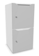 Meuble à cases H.92xL.45xP.50cm - 2 cases H43cm. portes avec découpe en partie haute. serrure à clé