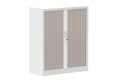 Armoire à rideaux H118xL100cm 2 tablettes